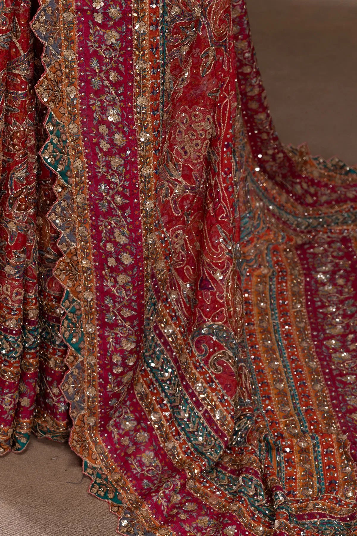 Pink Printed Crepe Designer Saree with Embroidered Readymade Blouse | Party Wear Saree